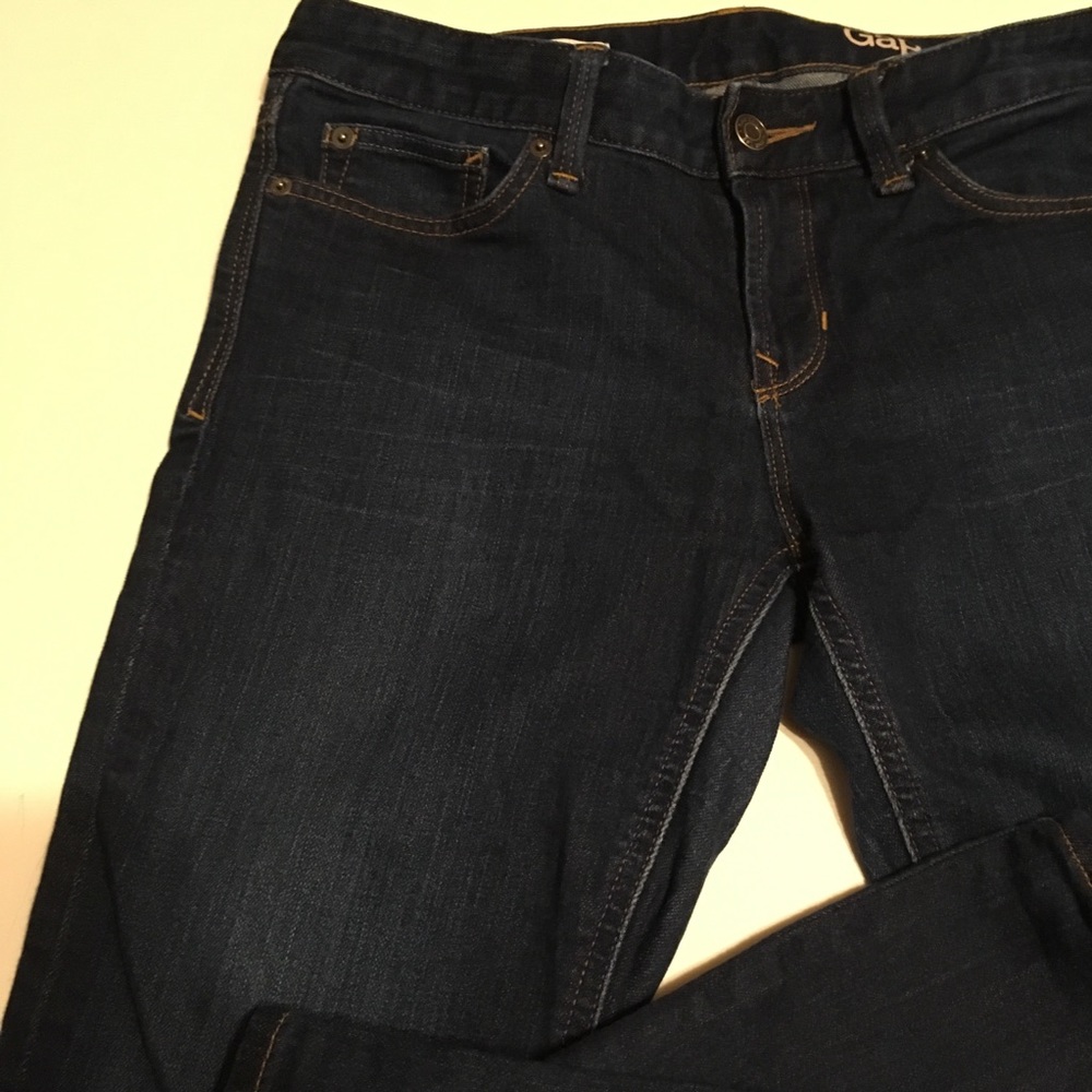 Gap Real Straight Jeans 28S Men’s Dark Wash Denim - Picture 2 of 8